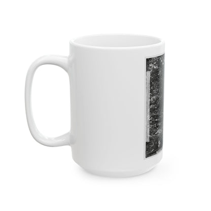 Atlanta, Georgia (Vicinity). Spot In Woods Where Gen. James B. Mcpherson Was Killed, July 22, 1864-2 (U.S. Civil War) White Coffee Mug