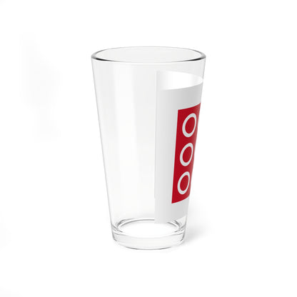 Flag of Chateau de Tonquedec (France) Pint Glass 16oz