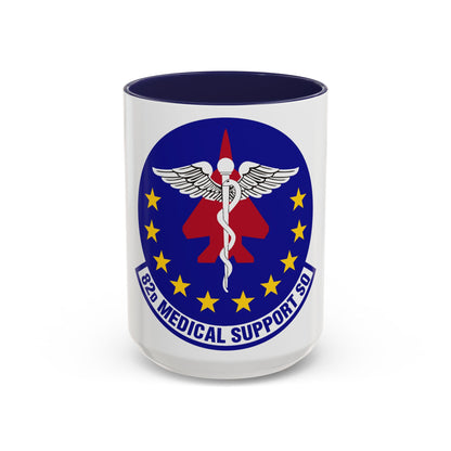 82d Medical Support Squadron (U.S. Air Force) Accent Coffee Mug