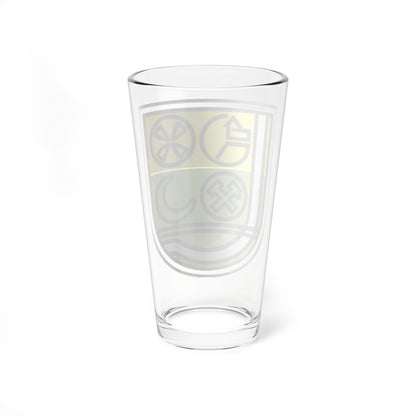 Coat of arms of Zenica (Bosnia and Herzegovina) (Coat of Arms) Pint Glass 16oz