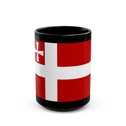 Flag of Volyn Oblast Ukraine - Black Coffee Mug-15oz-Go Mug Yourself