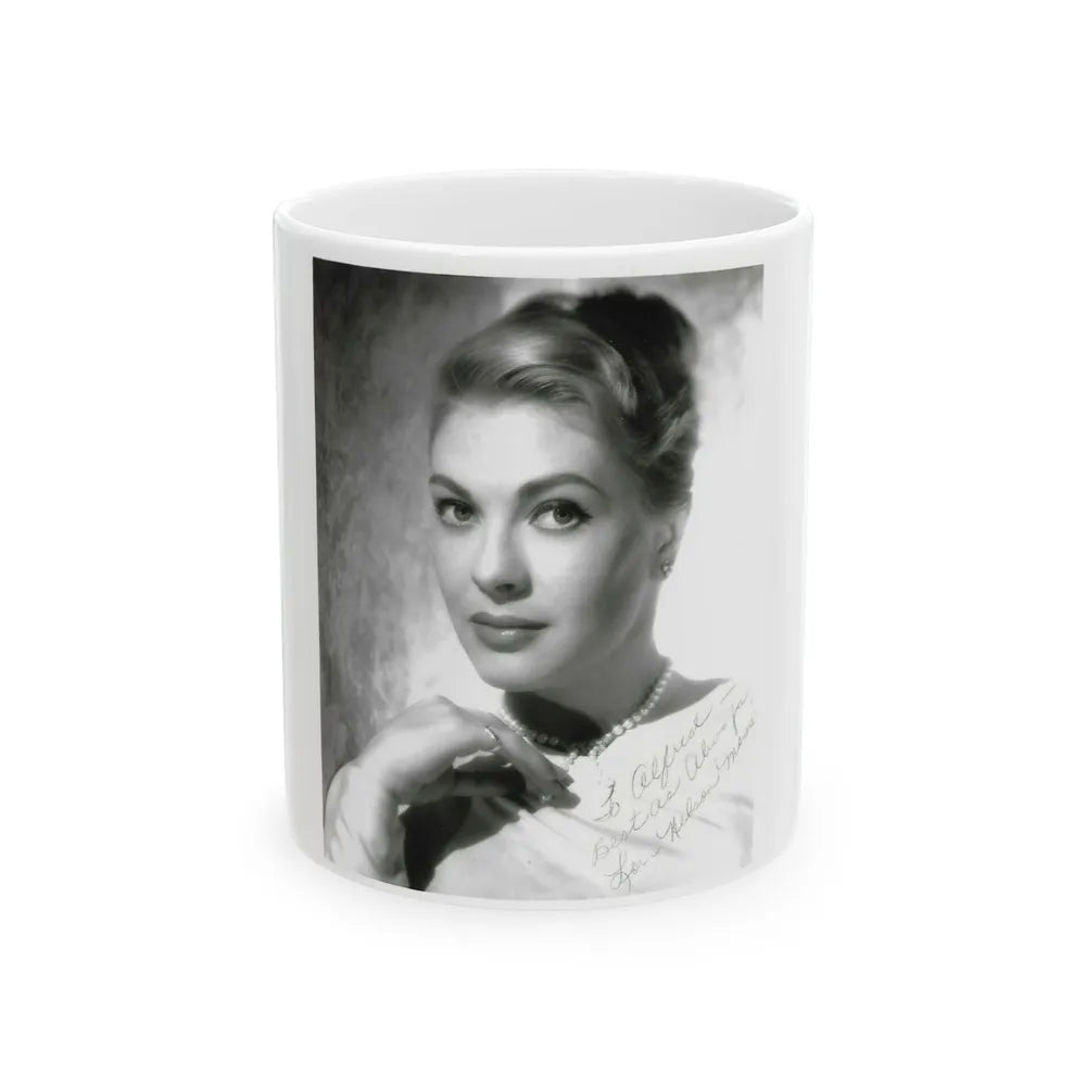 Lori Nelson #234 (Vintage Female Icon) White Coffee Mug-11oz-Go Mug Yourself