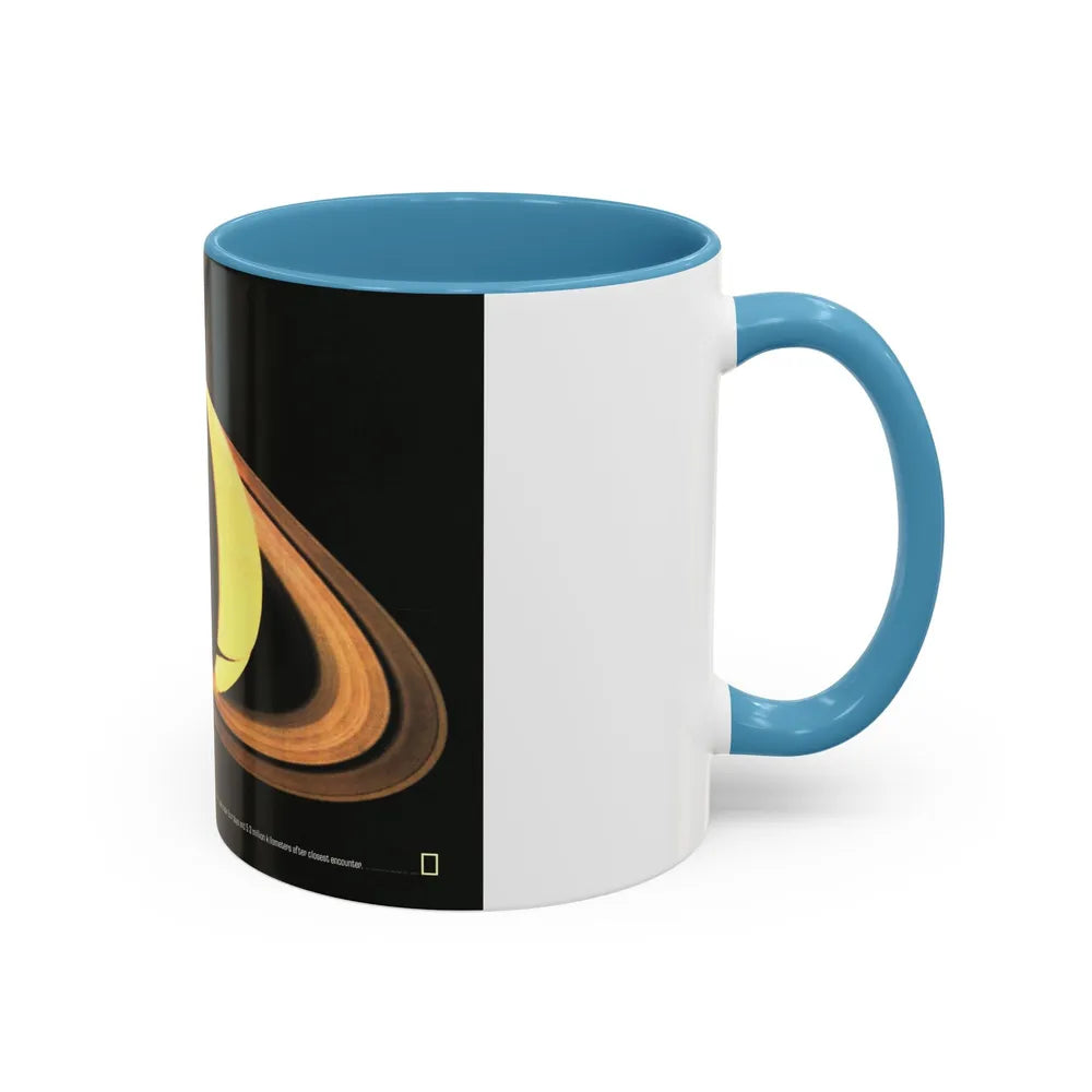 Space - Saturn (1981) (Map) Accent Coffee Mug-Go Mug Yourself