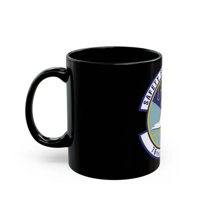 76th Airlift Squadron (U.S. Air Force) Black Coffee Mug-Go Mug Yourself