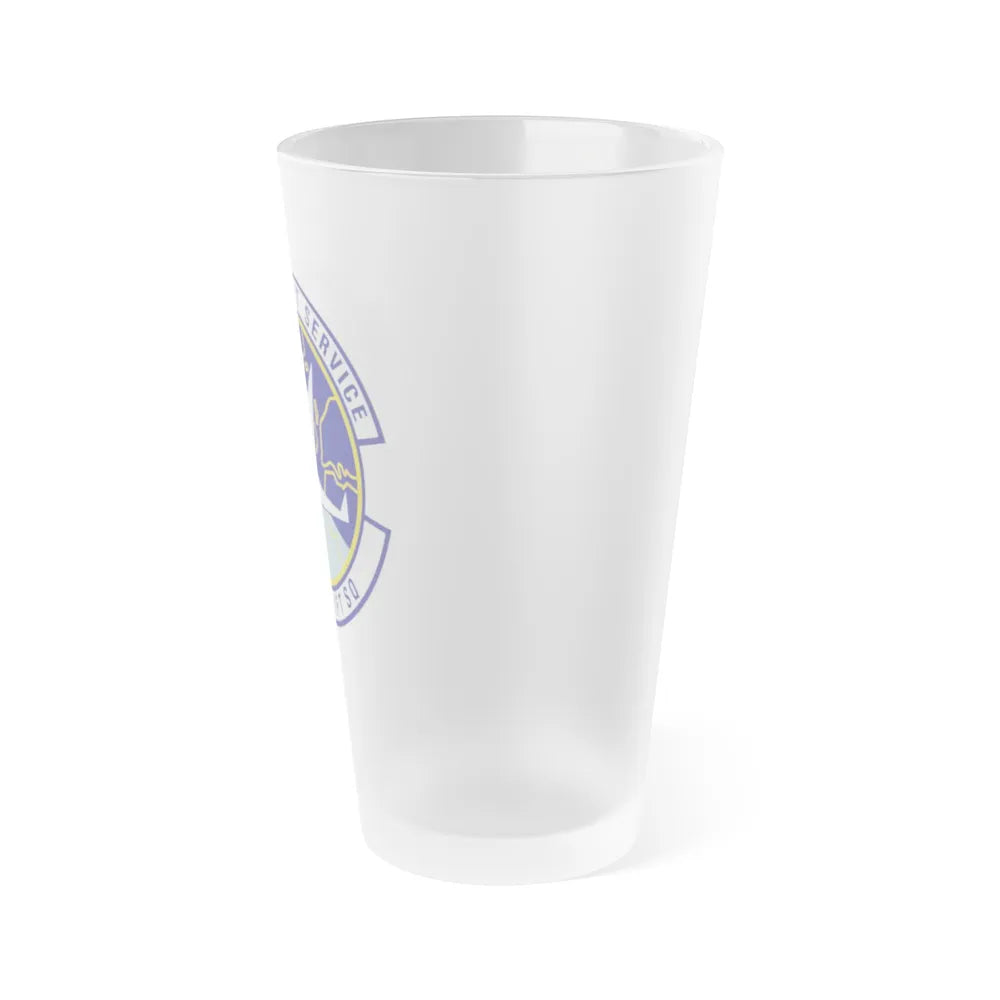 76th Airlift Squadron (U.S. Air Force) Frosted Pint Glass 16oz-Go Mug Yourself