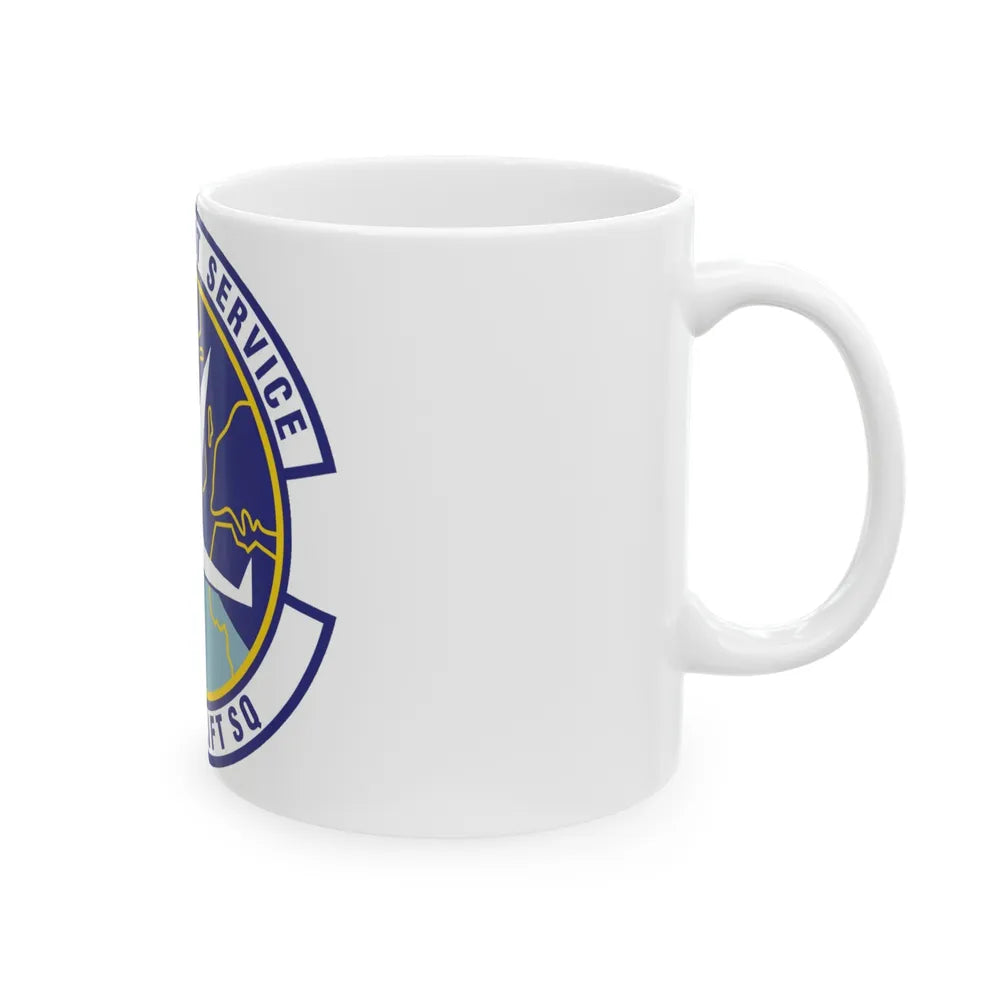 76th Airlift Squadron (U.S. Air Force) White Coffee Mug-Go Mug Yourself