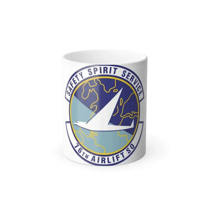 76th Airlift Squadron (U.S. Air Force) Color Changing Mug 11oz - Go Mug Yourself