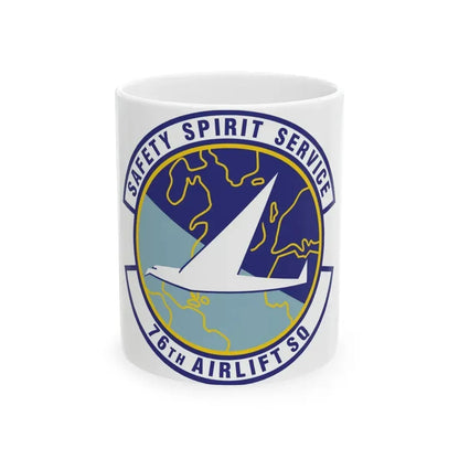 76th Airlift Squadron (U.S. Air Force) White Coffee Mug 11oz - Go Mug Yourself