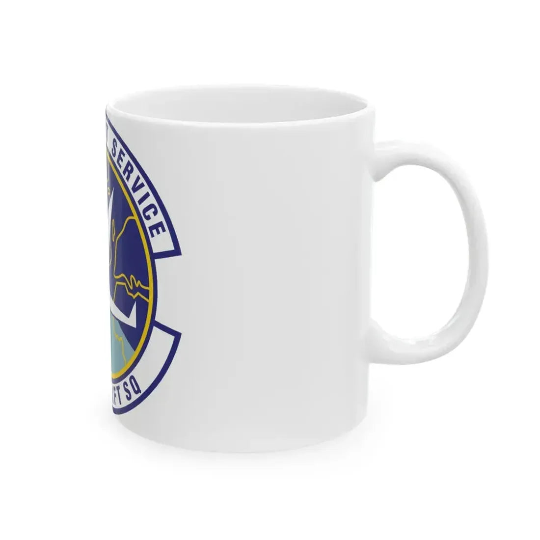 76th Airlift Squadron (U.S. Air Force) White Coffee Mug - Go Mug Yourself