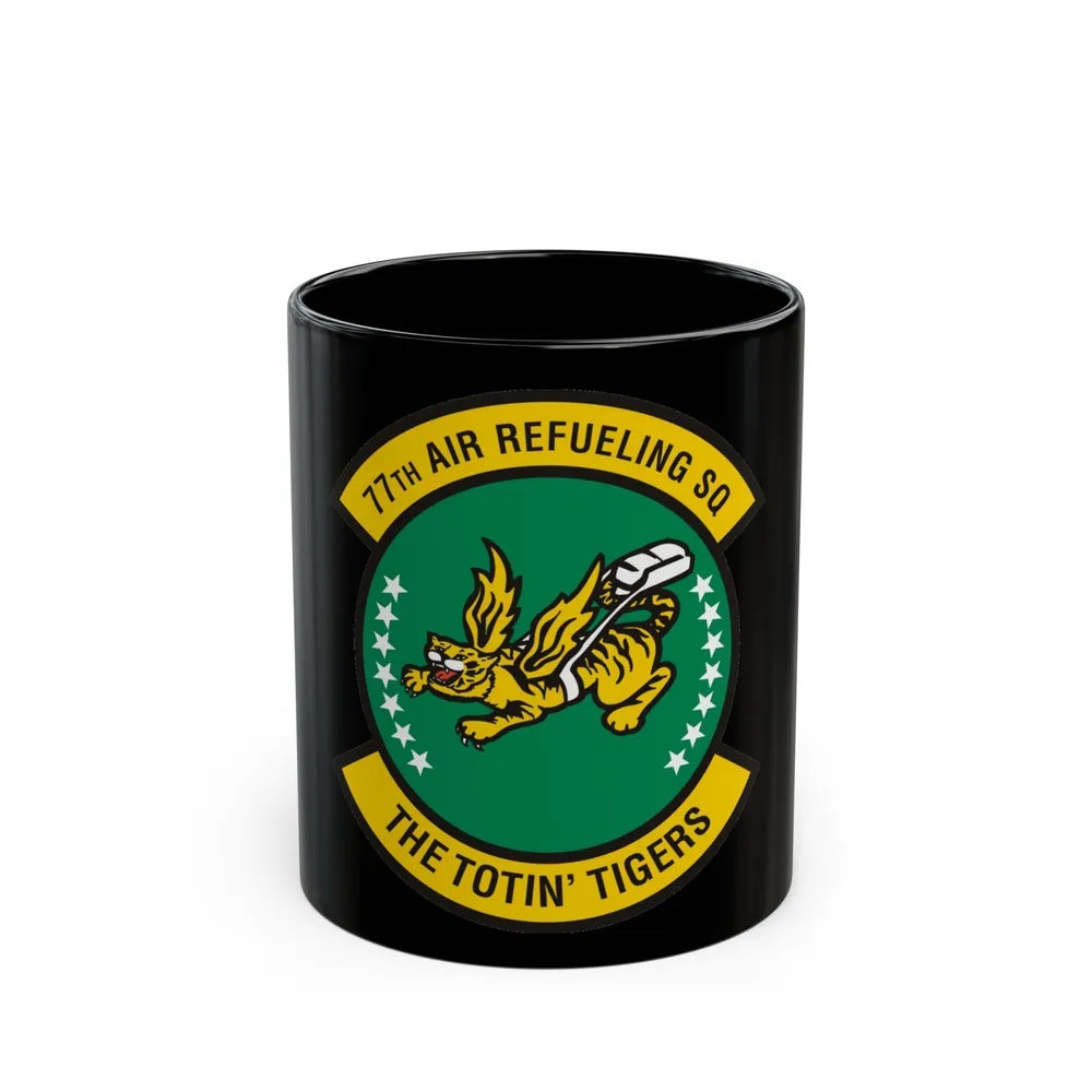 77 Air Refueling Squadron AFRC (U.S. Air Force) Black Coffee Mug-11oz-Go Mug Yourself