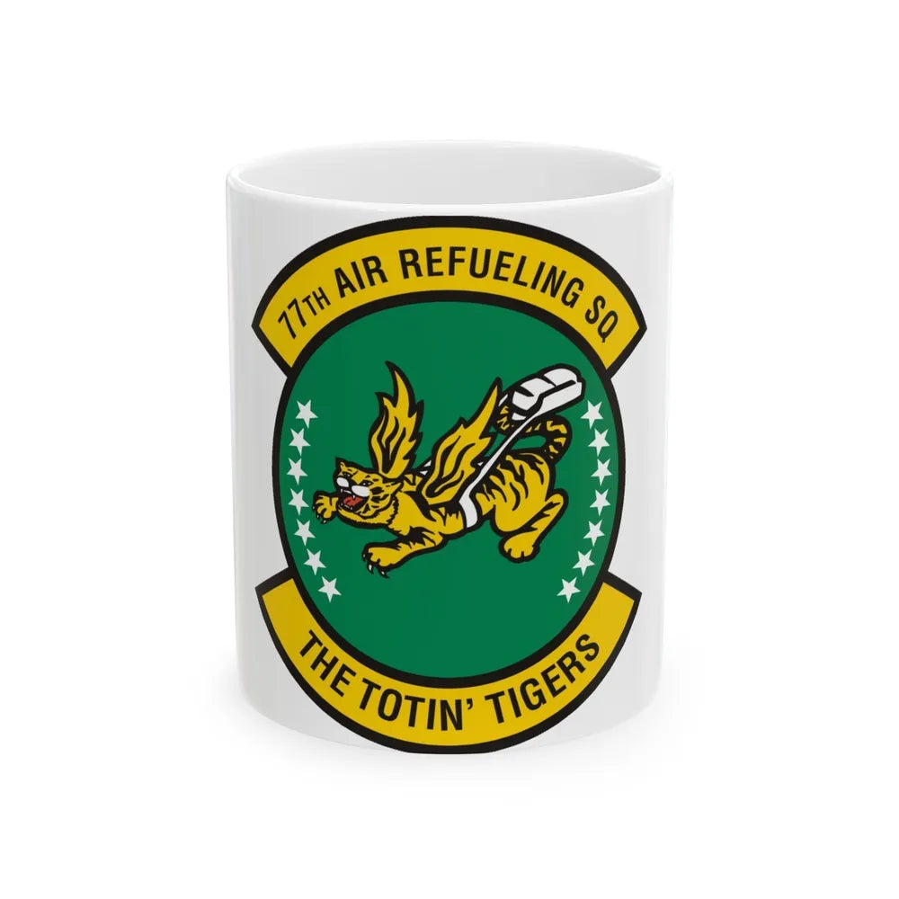 77 Air Refueling Squadron AFRC (U.S. Air Force) White Coffee Mug-11oz-Go Mug Yourself