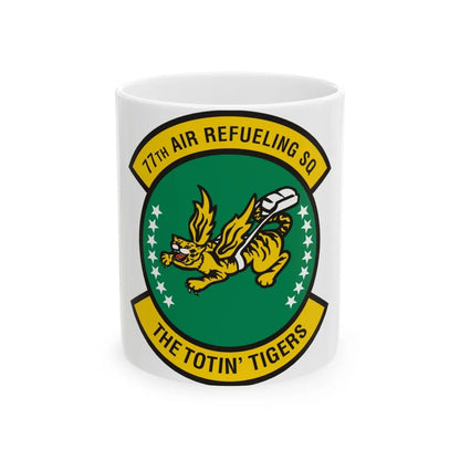 77 Air Refueling Squadron AFRC (U.S. Air Force) White Coffee Mug-11oz-Go Mug Yourself