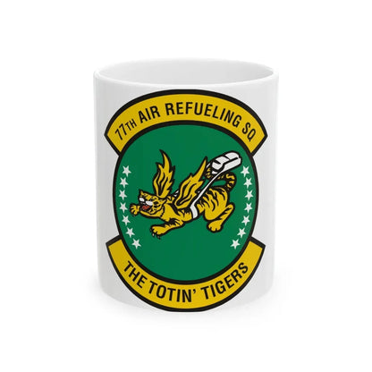 77 Air Refueling Squadron AFRC (U.S. Air Force) White Coffee Mug 11oz - Go Mug Yourself