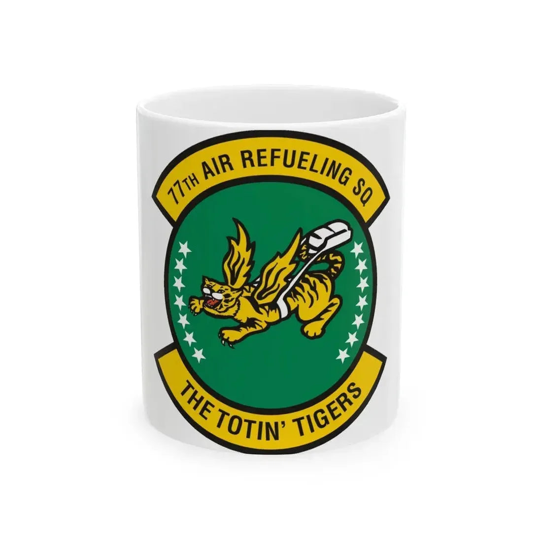 77 Air Refueling Squadron AFRC (U.S. Air Force) White Coffee Mug 11oz - Go Mug Yourself
