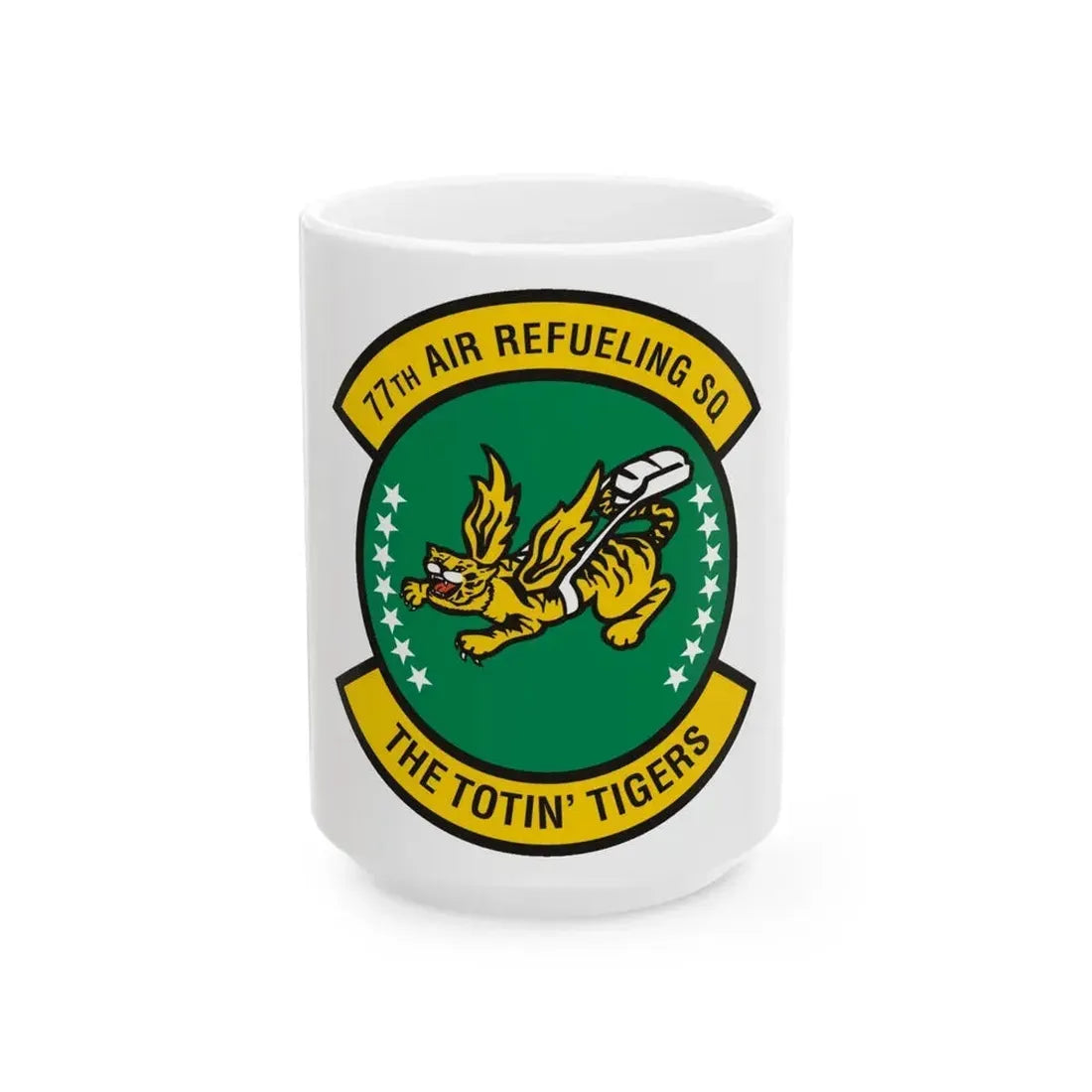 77 Air Refueling Squadron AFRC (U.S. Air Force) White Coffee Mug 15oz - Go Mug Yourself