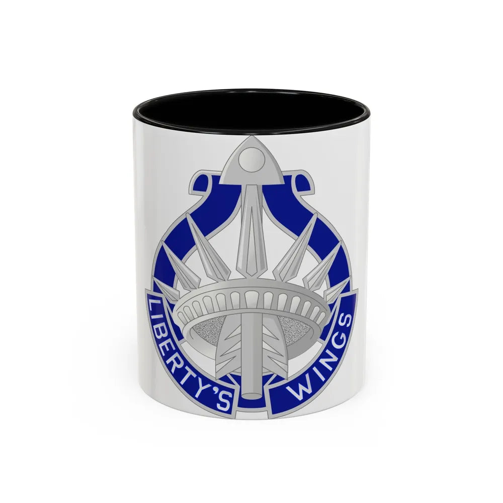 77 Aviation Battalion (U.S. Army) Accent Coffee Mug-11oz-Black-Go Mug Yourself