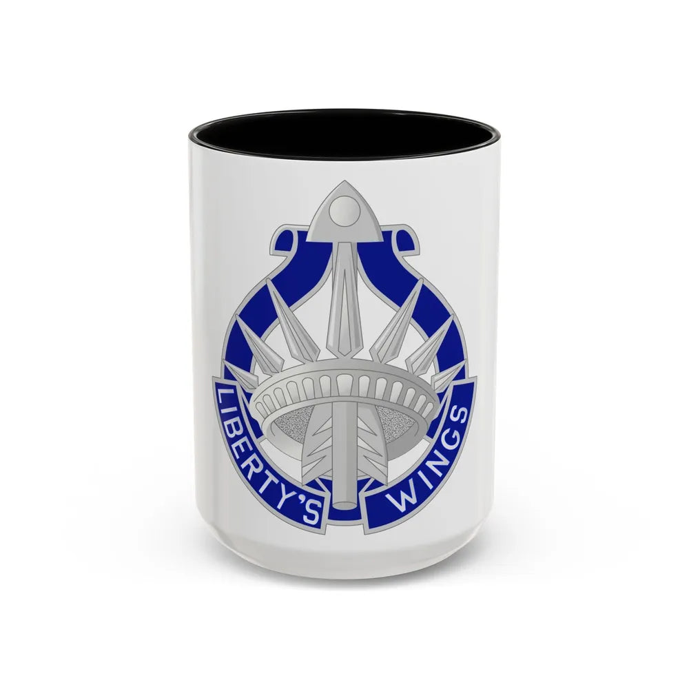 77 Aviation Battalion (U.S. Army) Accent Coffee Mug-15oz-Black-Go Mug Yourself