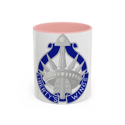 77 Aviation Battalion (U.S. Army) Accent Coffee Mug 11oz Pink - Go Mug Yourself