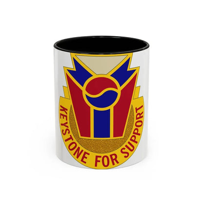77 Quartermaster Group (U.S. Army) Accent Coffee Mug 11oz Black - Go Mug Yourself