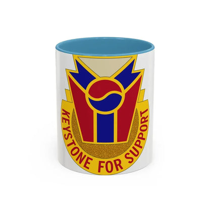 77 Quartermaster Group (U.S. Army) Accent Coffee Mug 11oz Light Blue - Go Mug Yourself