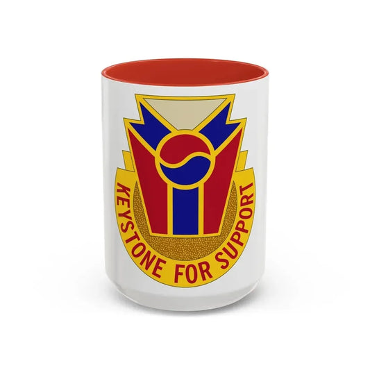 77 Quartermaster Group (U.S. Army) Accent Coffee Mug 15oz Pink - Go Mug Yourself