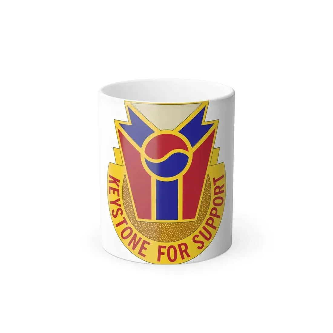 77 Quartermaster Group (U.S. Army) Color Changing Coffee Mug 11oz - Go Mug Yourself