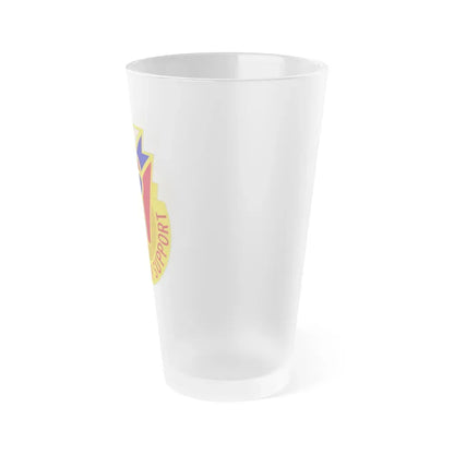 77 Quartermaster Group (U.S. Army) Frosted Pint Glass 16oz - Go Mug Yourself