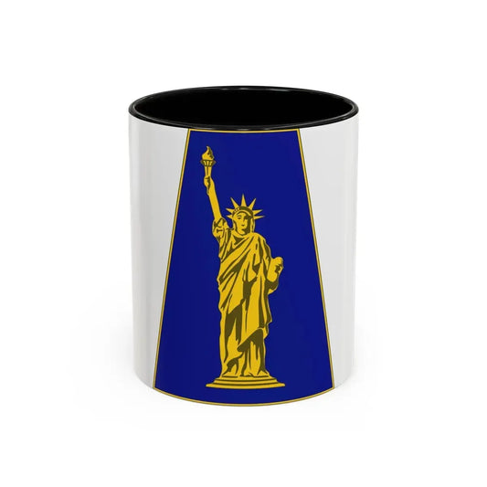 77 Sustainment Brigade 2 (U.S. Army) Accent Coffee Mug 11oz Black - Go Mug Yourself