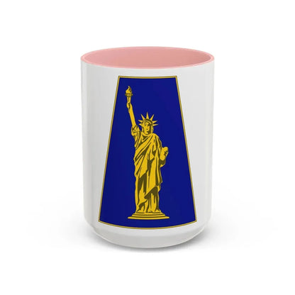77 Sustainment Brigade 2 (U.S. Army) Accent Coffee Mug 15oz Pink - Go Mug Yourself