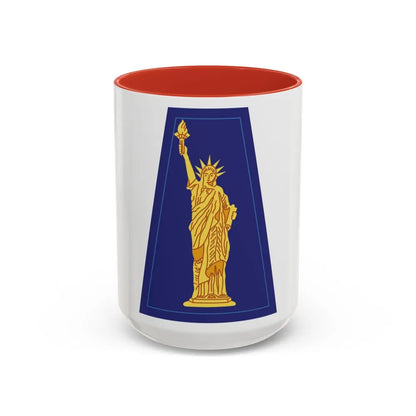 77 Sustainment Brigade (U.S. Army) Accent Coffee Mug-15oz-Red-Go Mug Yourself