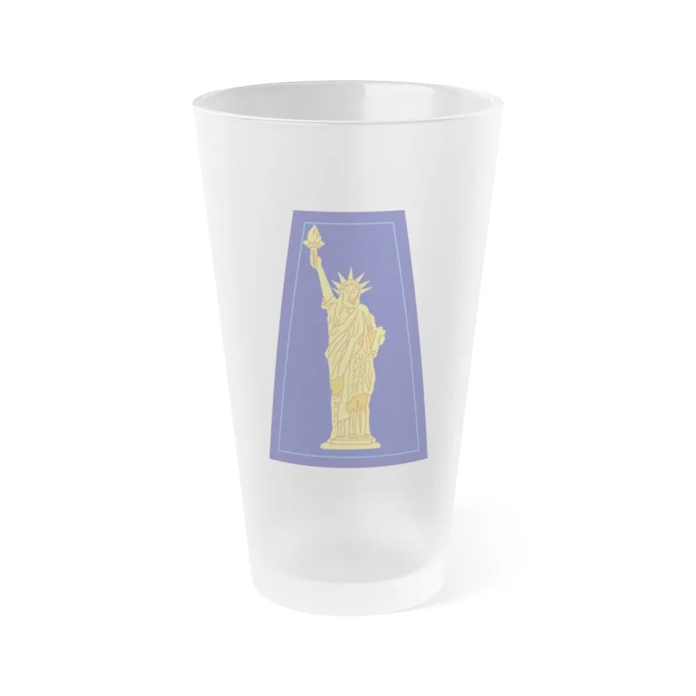 77 Sustainment Brigade (U.S. Army) Frosted Pint Glass 16oz-16oz-Frosted-Go Mug Yourself