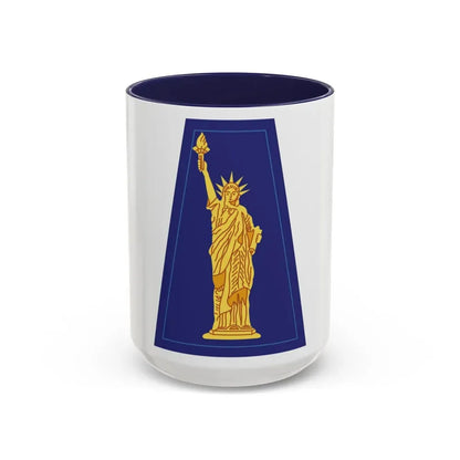 77 Sustainment Brigade (U.S. Army) Accent Coffee Mug 15oz Navy - Go Mug Yourself