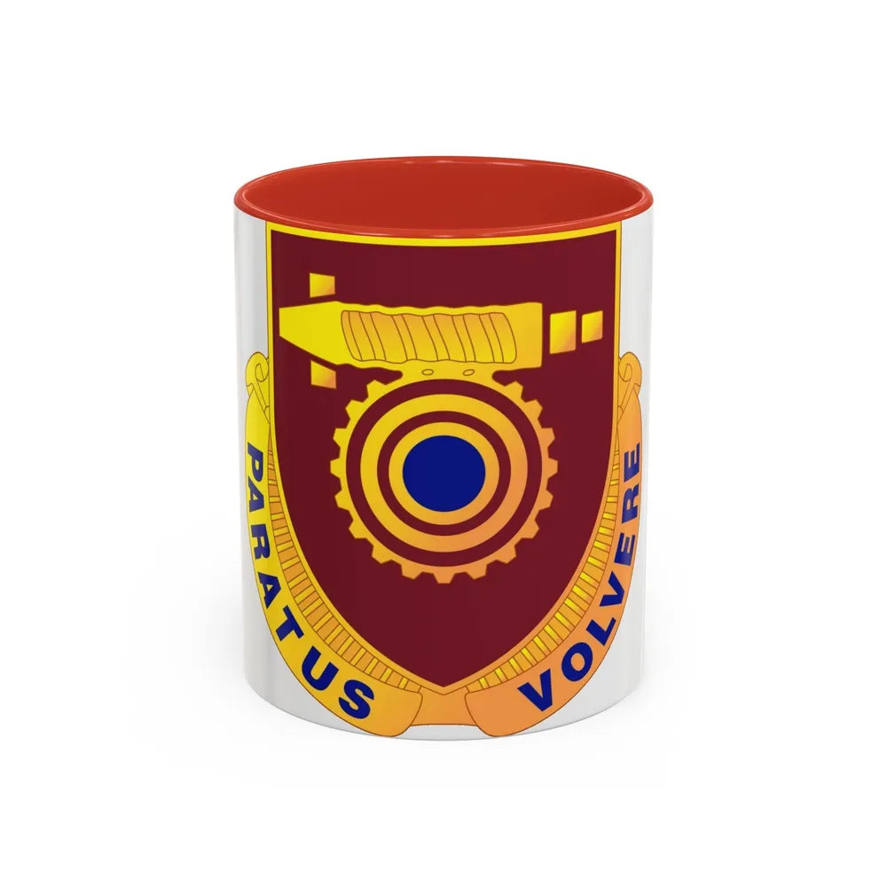 77 Transportation Battalion (U.S. Army) Accent Coffee Mug-11oz-Red-Go Mug Yourself