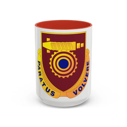 77 Transportation Battalion (U.S. Army) Accent Coffee Mug-15oz-Red-Go Mug Yourself