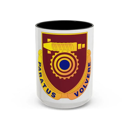 77 Transportation Battalion (U.S. Army) Accent Coffee Mug 15oz Black - Go Mug Yourself