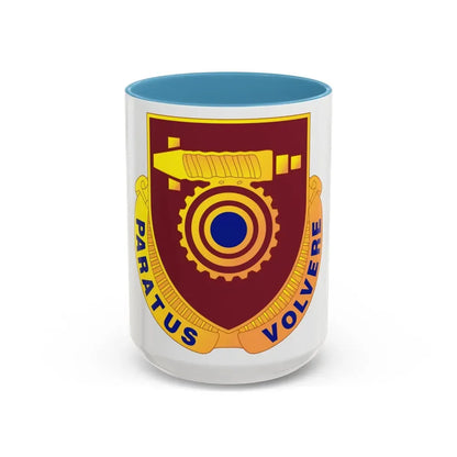 77 Transportation Battalion (U.S. Army) Accent Coffee Mug 15oz Light Blue - Go Mug Yourself
