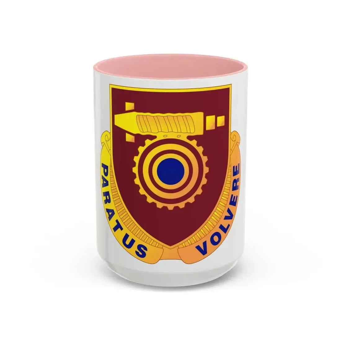 77 Transportation Battalion (U.S. Army) Accent Coffee Mug 15oz Pink - Go Mug Yourself