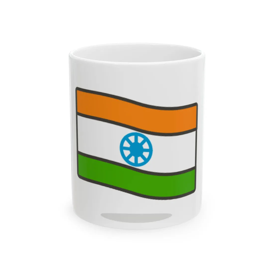 770-India (India) White Coffee Mug 11oz - Go Mug Yourself