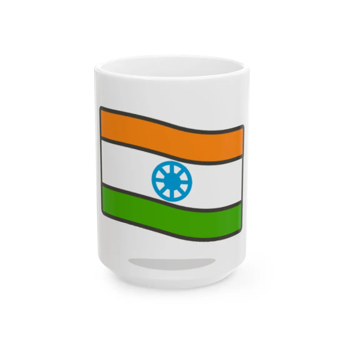 770-India (India) White Coffee Mug 15oz - Go Mug Yourself