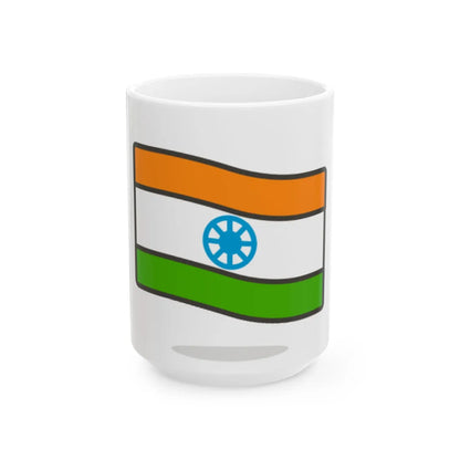 770-India (India) White Coffee Mug 15oz - Go Mug Yourself