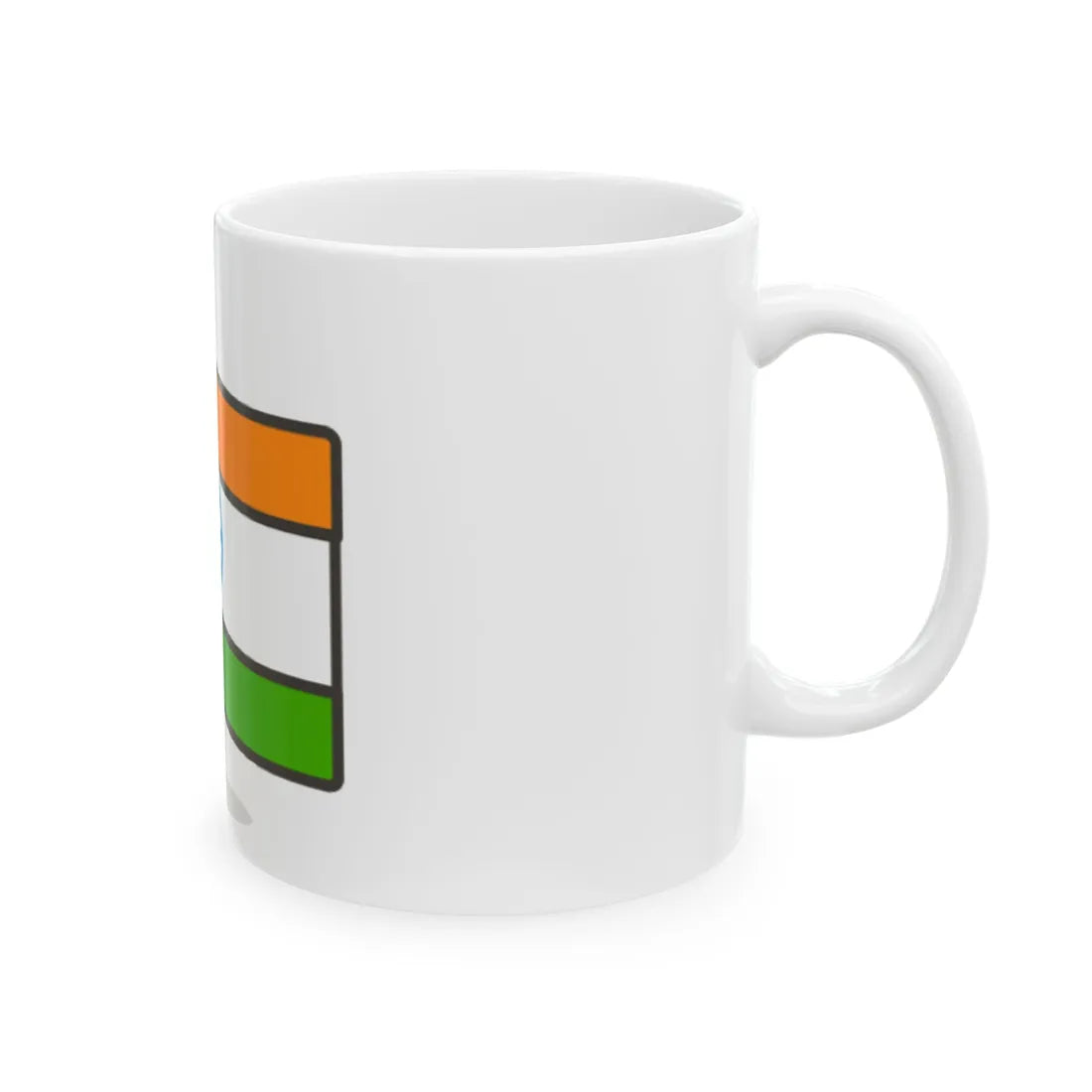 770-India (India) White Coffee Mug - Go Mug Yourself