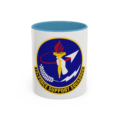 72d Force Support Squadron (U.S. Air Force) Accent Coffee Mug