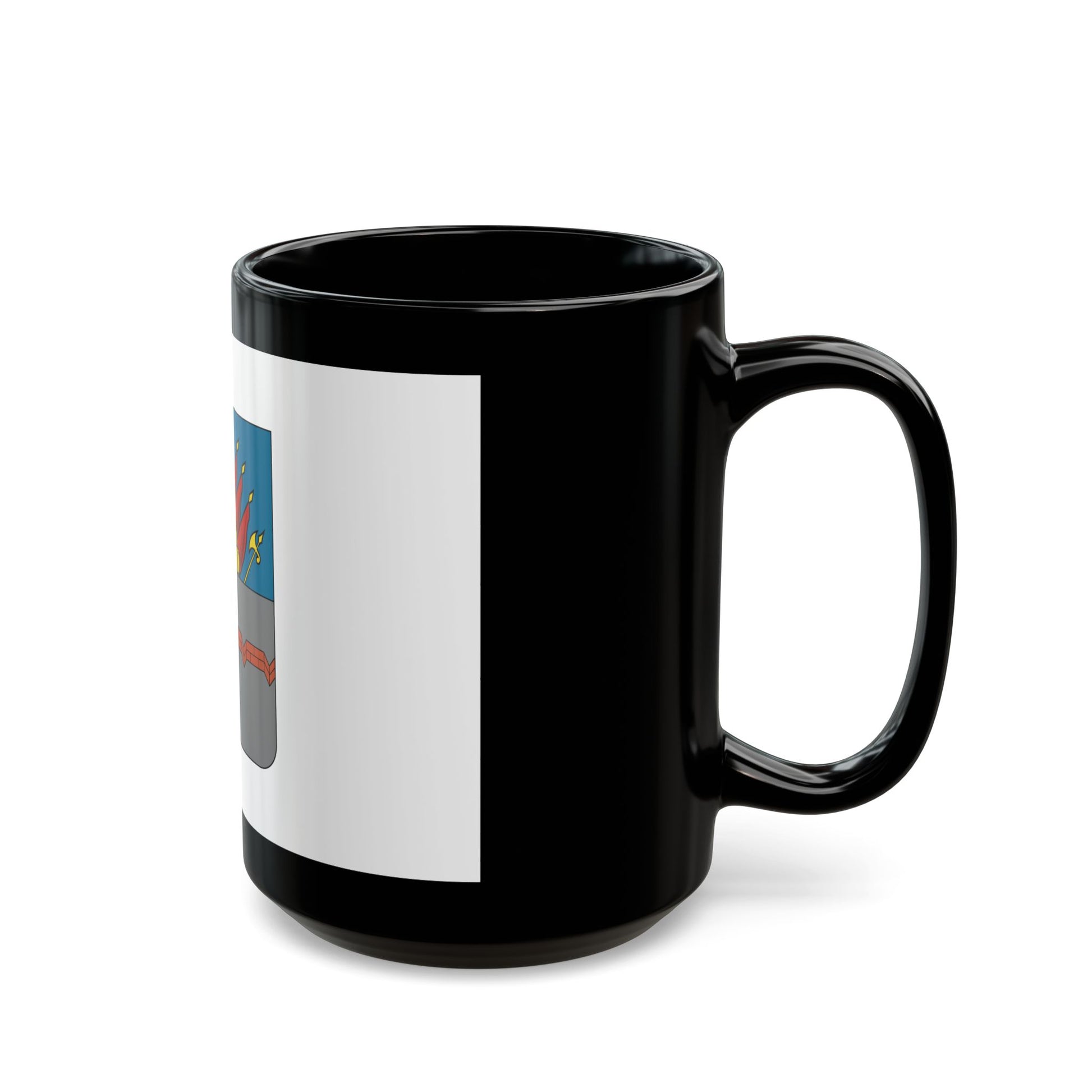 Former Flag of Omsk Russia - Black Coffee Mug-Go Mug Yourself