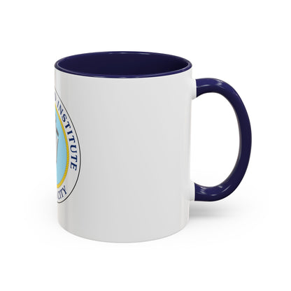 USCG Institute Oklahoma City 2 (U.S. Coast Guard) Accent Coffee Mug