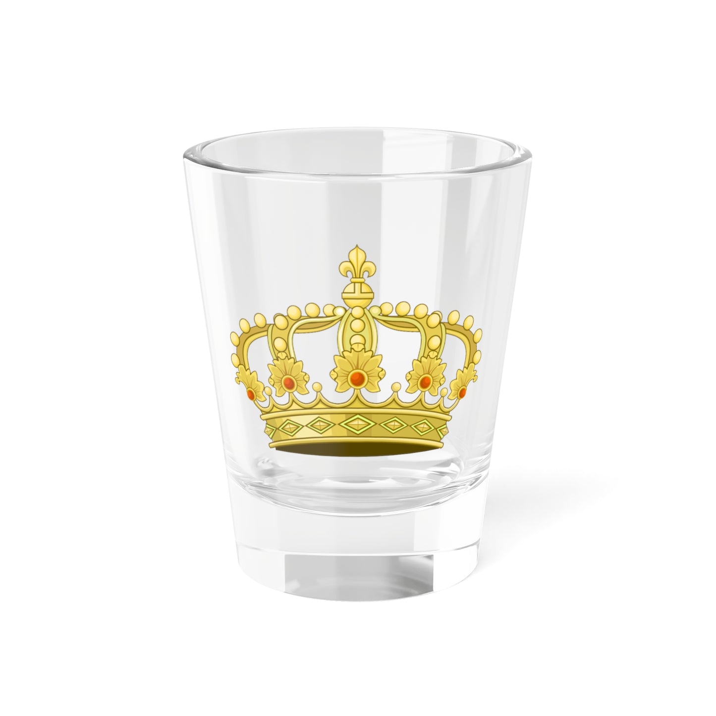 Heraldic Coronet of Princes and Princesses of the Two Sicilies (Italy) (Coat of Arms) Shot Glass 1.5oz