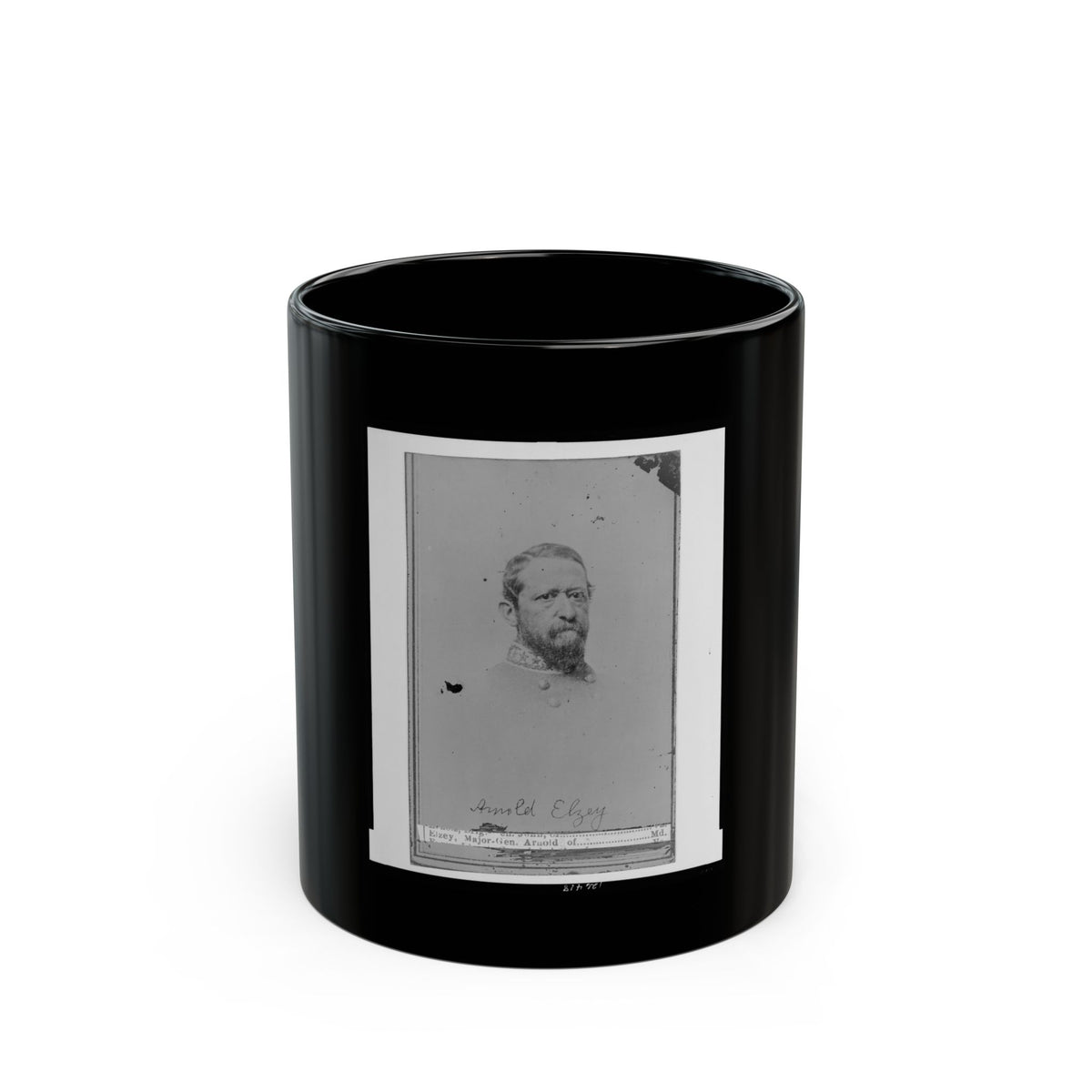 Arnold Elzey (U.S. Civil War) Black Coffee Mug
