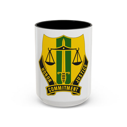724 Military Police Battalion (U.S. Army) Accent Coffee Mug