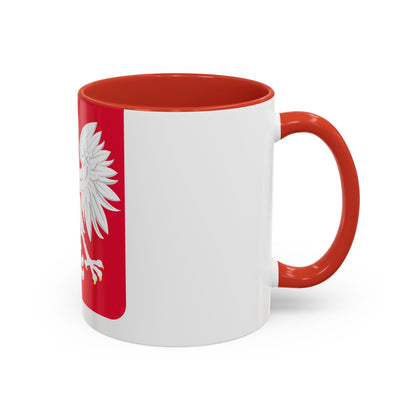 Coat of arms of Poland (1980-1990) - Accent Coffee Mug