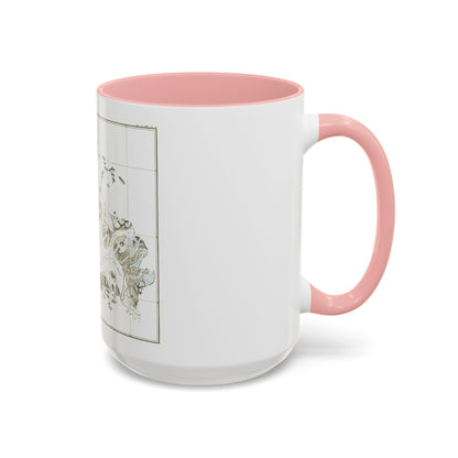 Alaska - Muir Glacier (1890) (Map) Accent Coffee Mug
