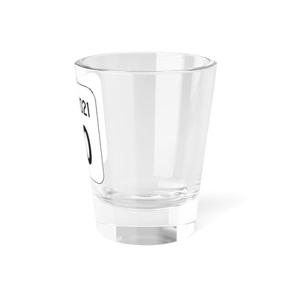 PA QR 4021 (Pennsylvania) (Road Sign) Shot Glass 1.5oz